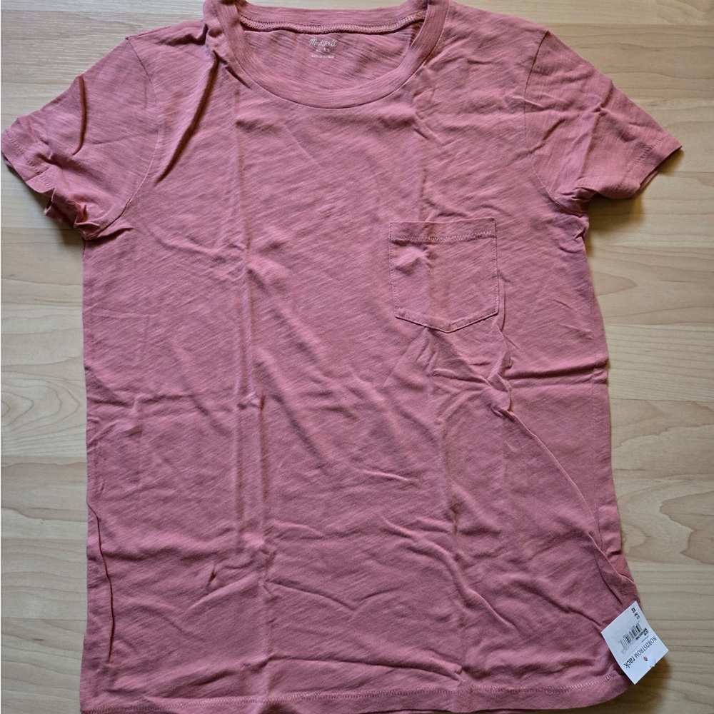 Madewell Dusty Rose Short Sleeve Tee